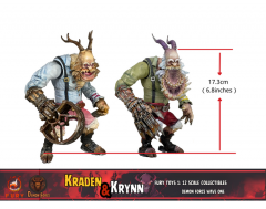 Fury Toys 1/12 Demon Force Wave One Kraden+Krynn Set