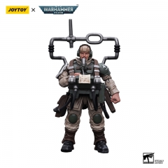 JoyToy JT7912 1/18 Warhammer 40,000 Astra Militarum Cadian Command Squad Veteran with Master Vox
