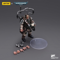 JoyToy JT7912 1/18 Warhammer 40,000 Astra Militarum Cadian Command Squad Veteran with Master Vox