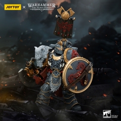 【2024-10-04】Preorder - JoyToy JT00133 1/18 Warhammer The Horus Heresy Space Wolves Legion Praetor with Power Axe and Combat Shield