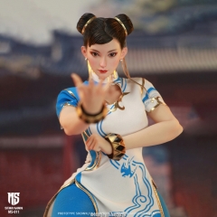 【2024-11-12】Preorder - STAR MAN MS-011 1/6 Female Fighter Blue Moire White Cheongsam Version